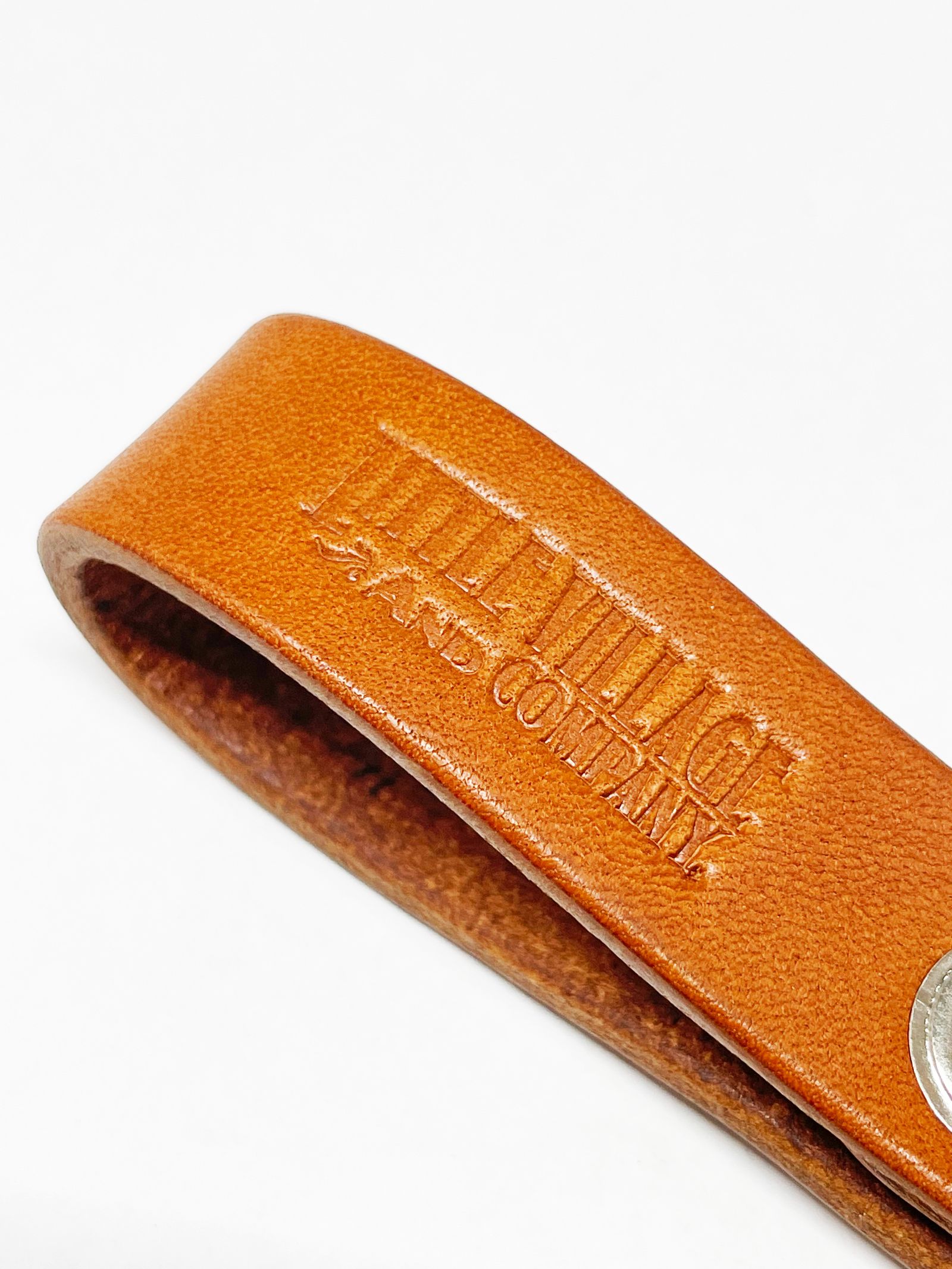 LVC x SKANDA LEATHER LOOP HOLDER "NUTURAL"