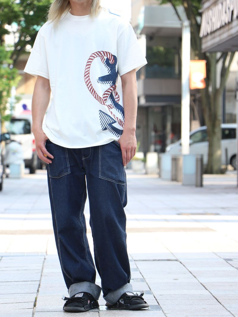 NAUTICAL ANCHOR S/S T-SHIRTS (WHITE)