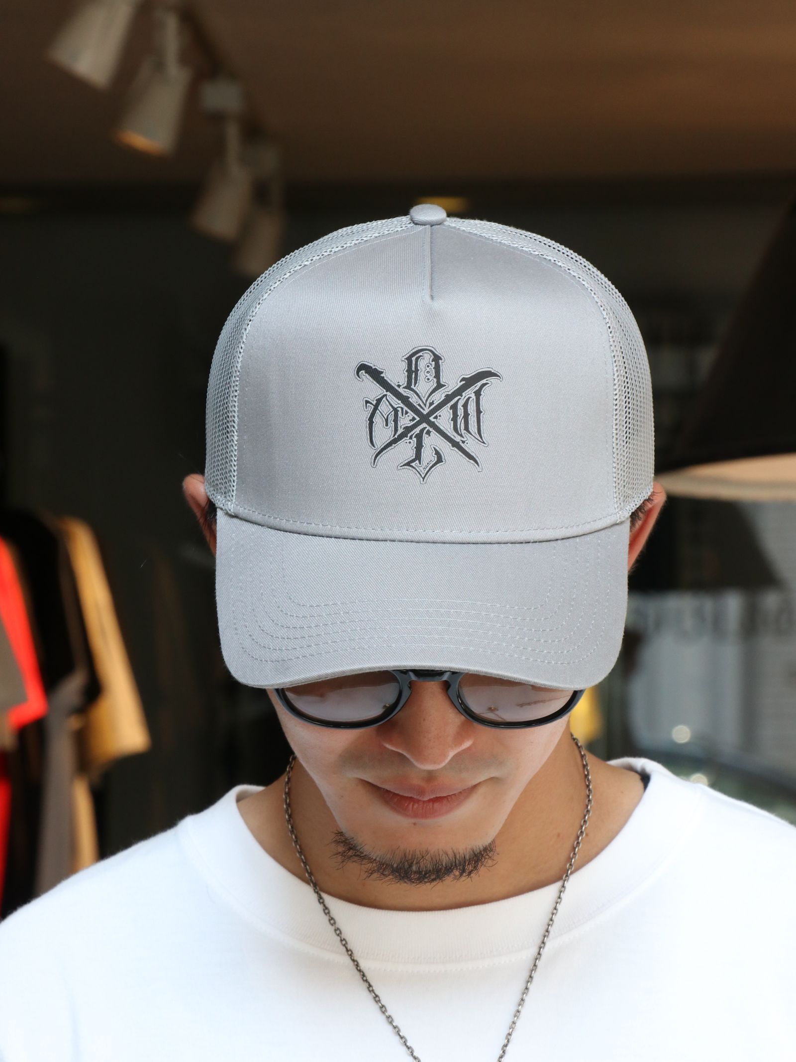 O.L.A.W - NORM ロゴ メッシュキャップ (グレー) / NORM LOGO MESH CAP | SKANDA