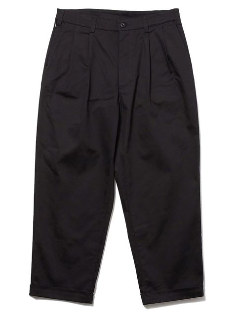 ベンタイル ツータック ワイド チノパンツ (ブラック) / VENTILE TWO TUCK WIDE CHINO PANTS (BLACK)