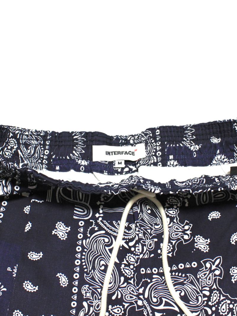 PAISLEY COTTON SP (NAVY)