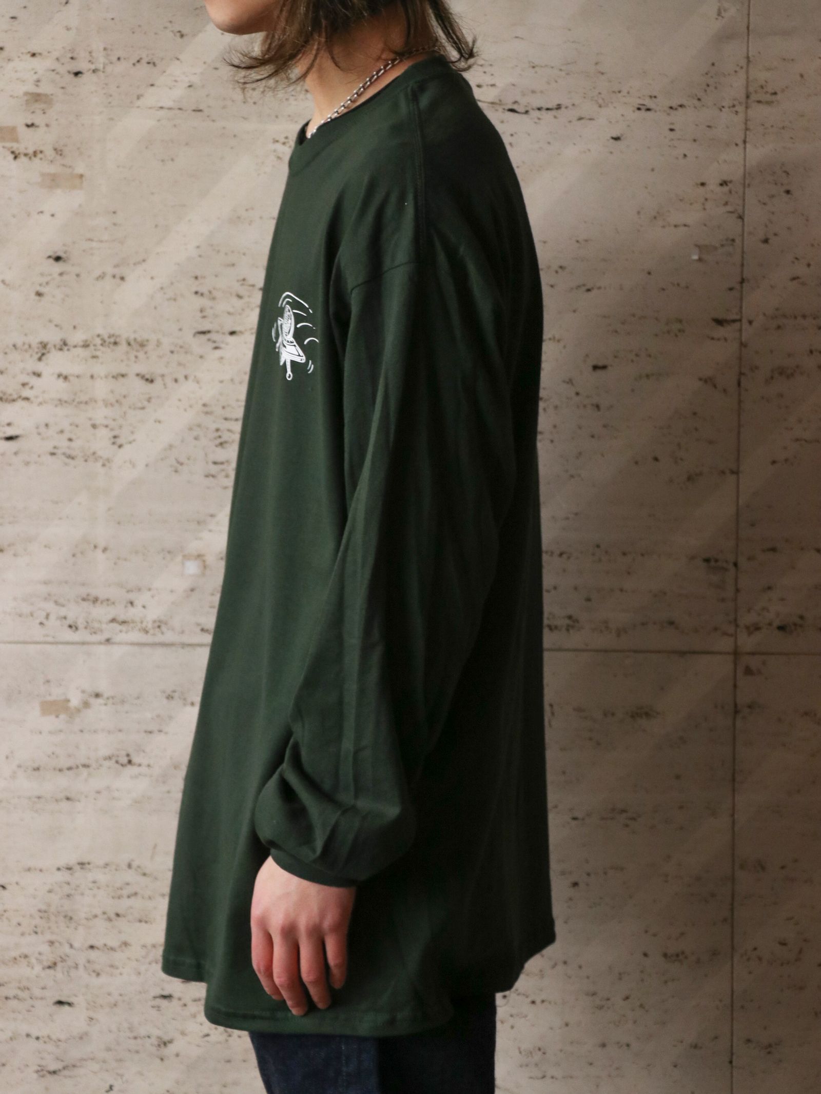 "F.T" L/S TEE (DARKGREEN)