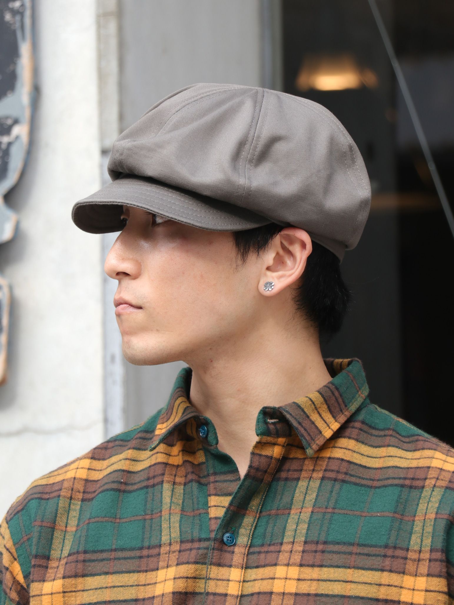 O.L.A.W EMBROIDERY CASQUETTE (MOSS GRAY)