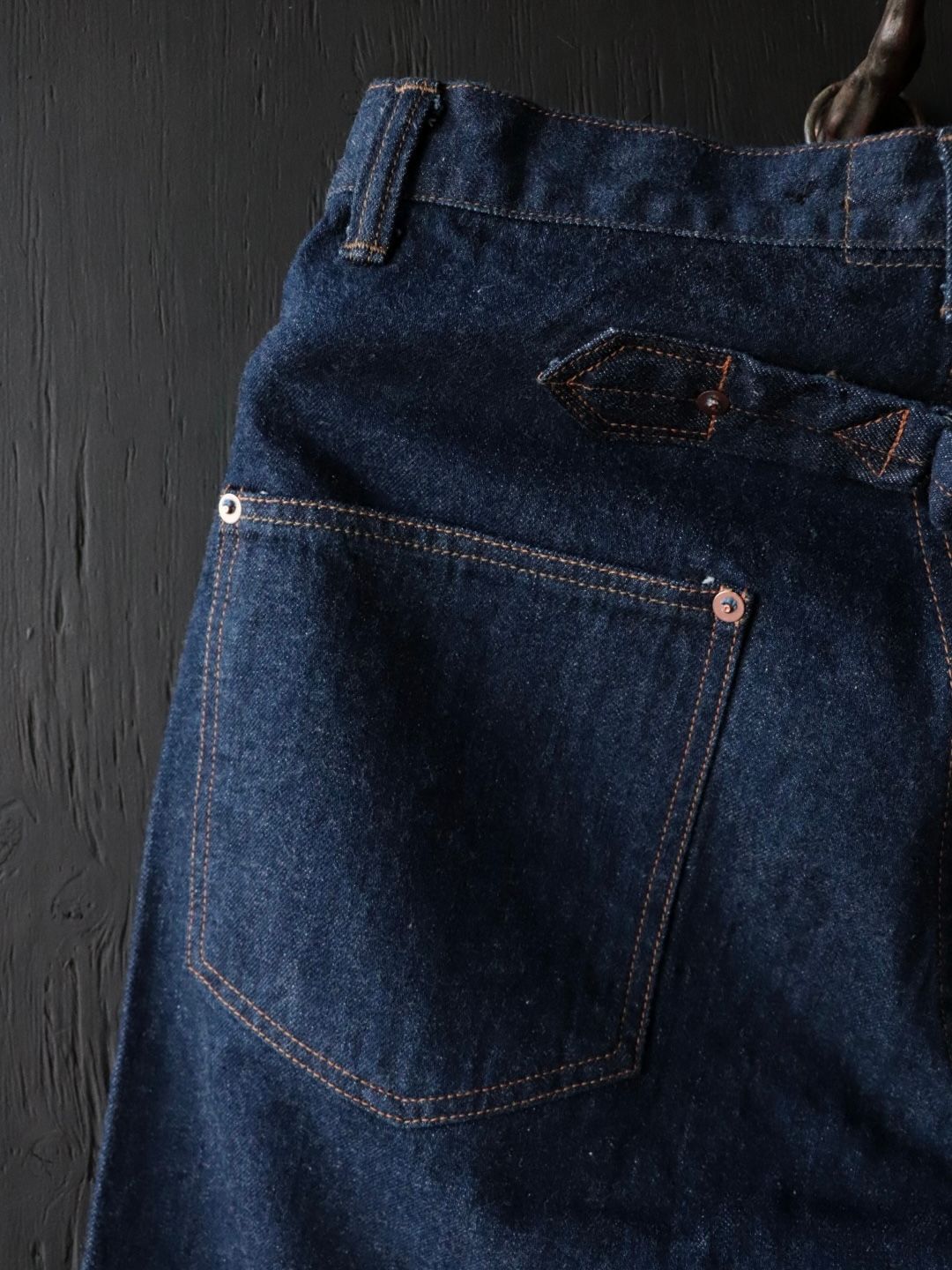 1920s 9oz DEATH VALLEY WAIST-OVERALLS (DARK INDIGO)