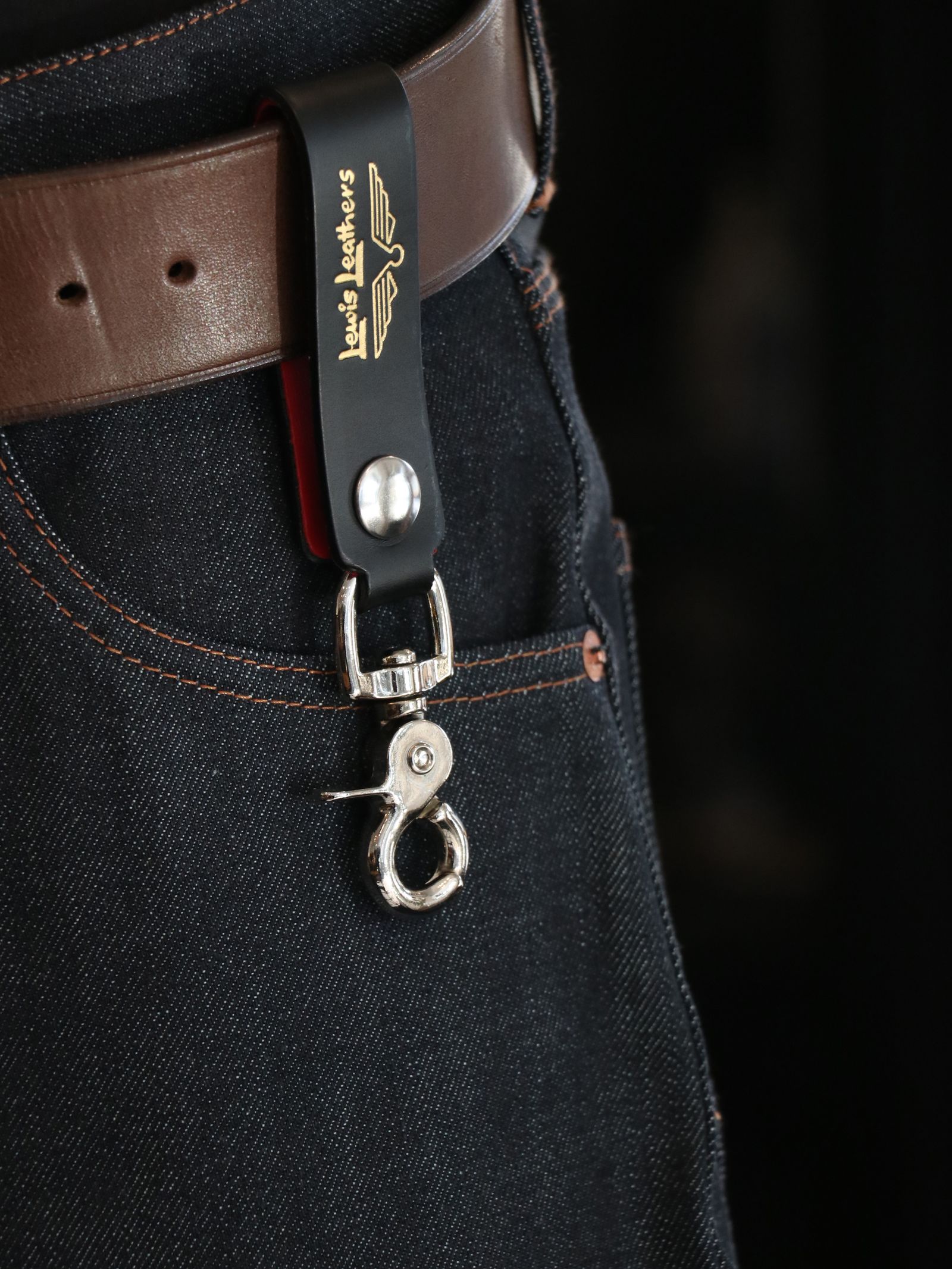 Lewis Leathers - 【即日発送可能】LEWIS LEATHERS BELT LOOP KEYRING