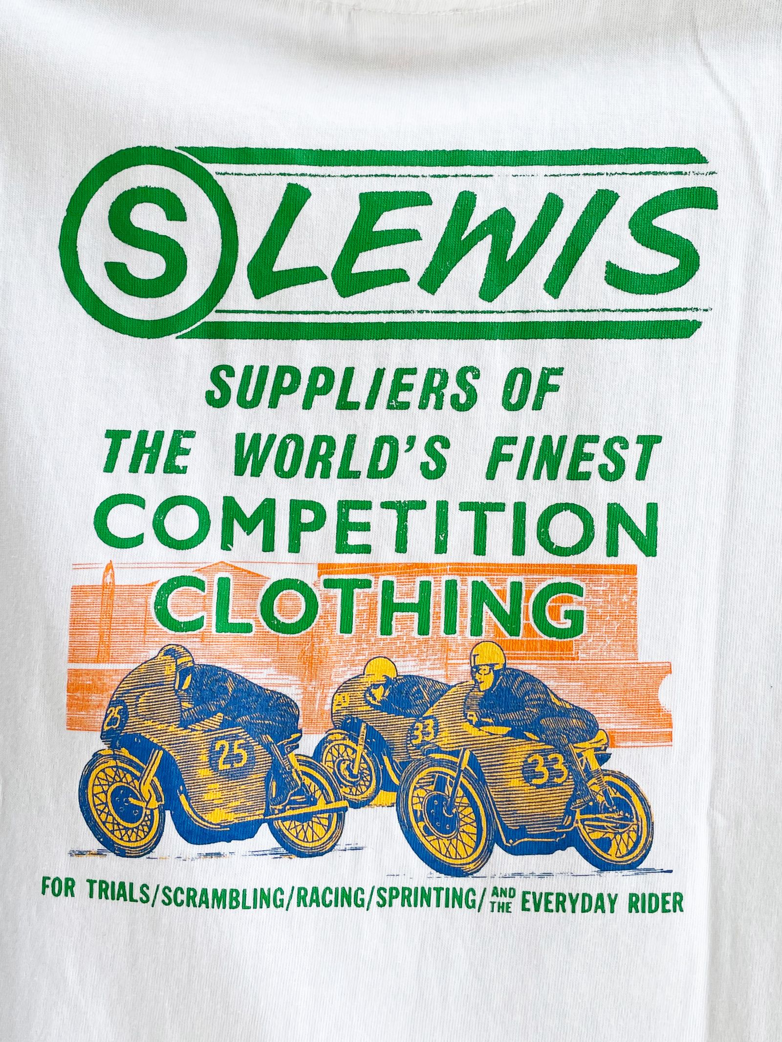 "S LEWIS" T-SHIRTS (WHITE)