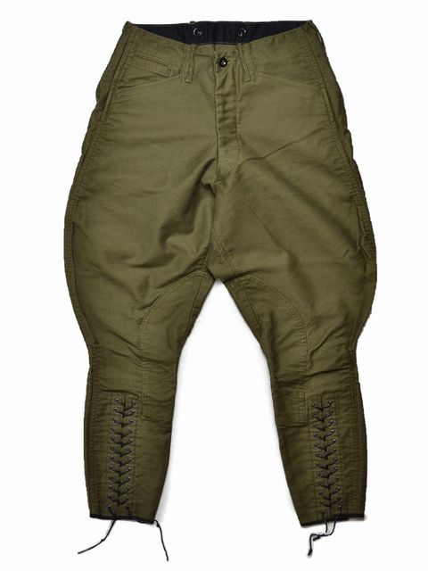 MOLESKIN SHERIFF BREECHES (SOLDIER GREEN)