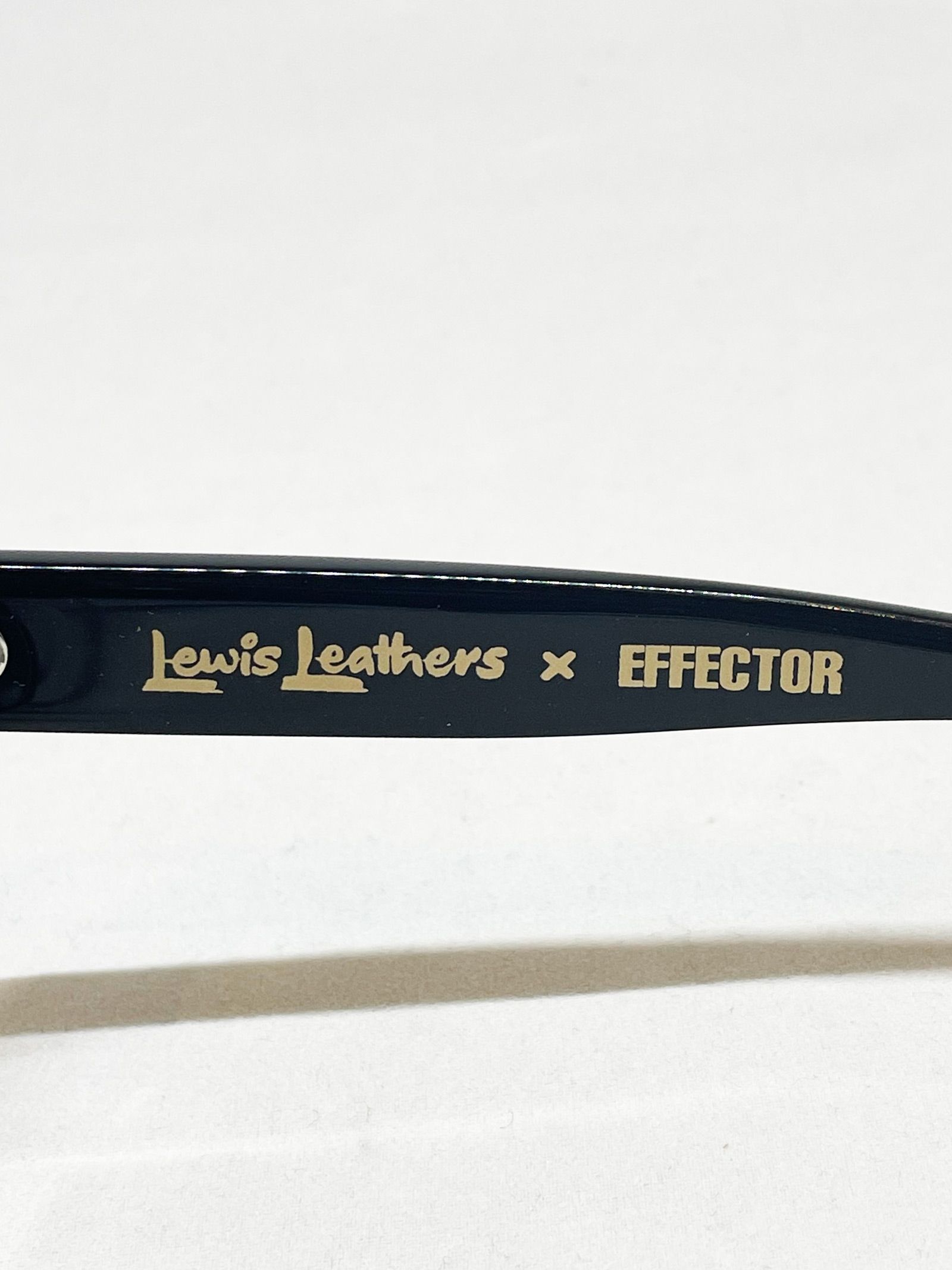 EFFECTOR × LEWIS LEATHERS / BUD GANZ SILVER HINGES (CLEAR LENS)