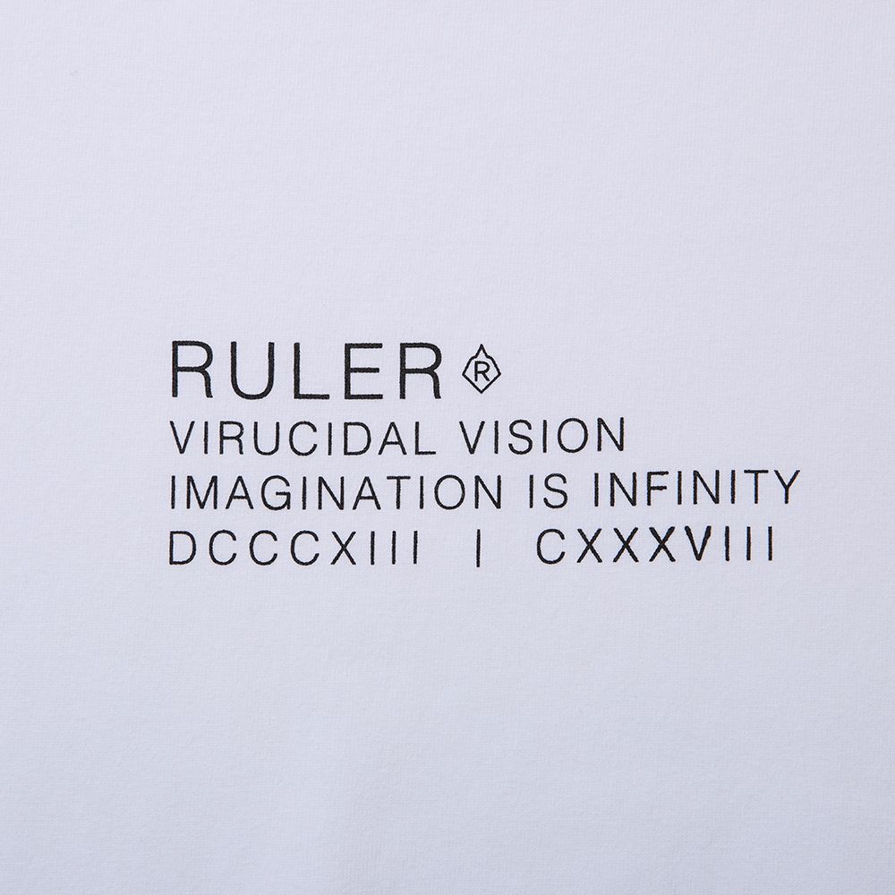 REBELLION RAGRAN 3/4 TEE (WHITE)