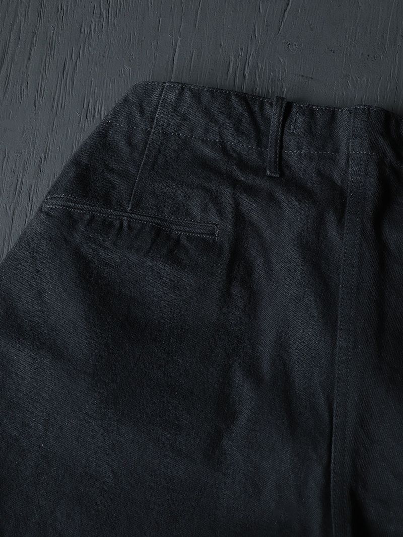 BLACK DENIM SHERIFF BREECHES (DEEP BLACK)