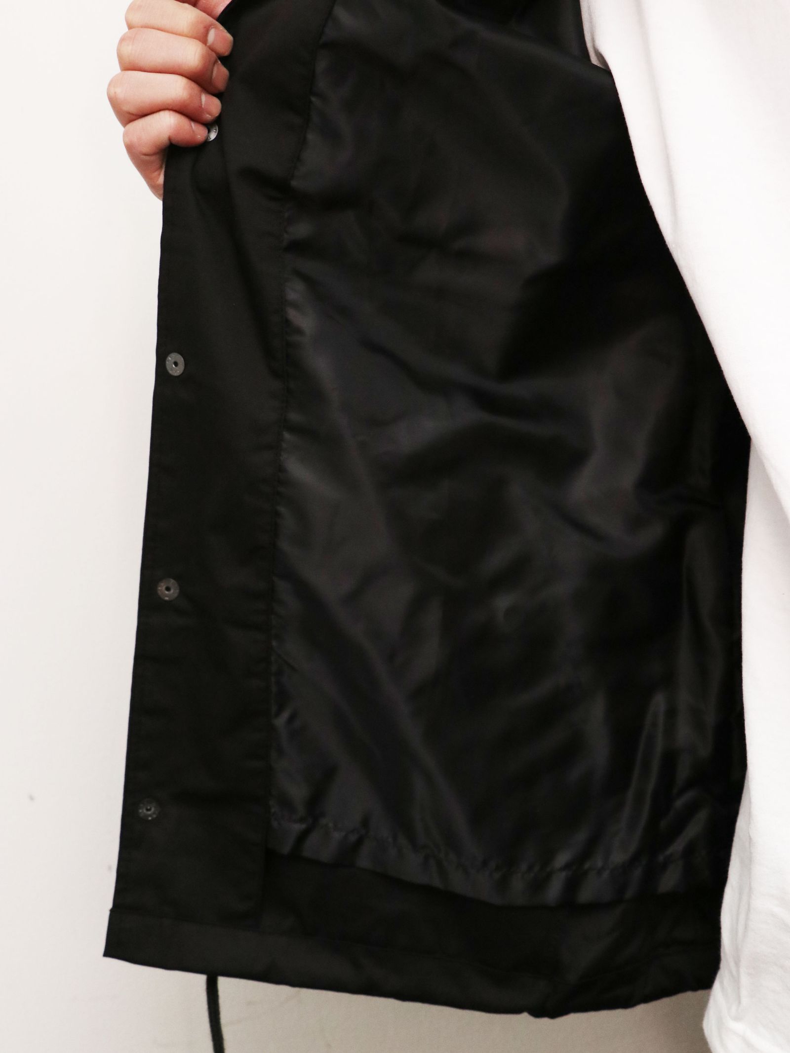 SKANDA ORIGNAL T/C コーチジャケット (ブラック) / SKANDA ORIGNAL  T/C COACH JACKET (BLACK)