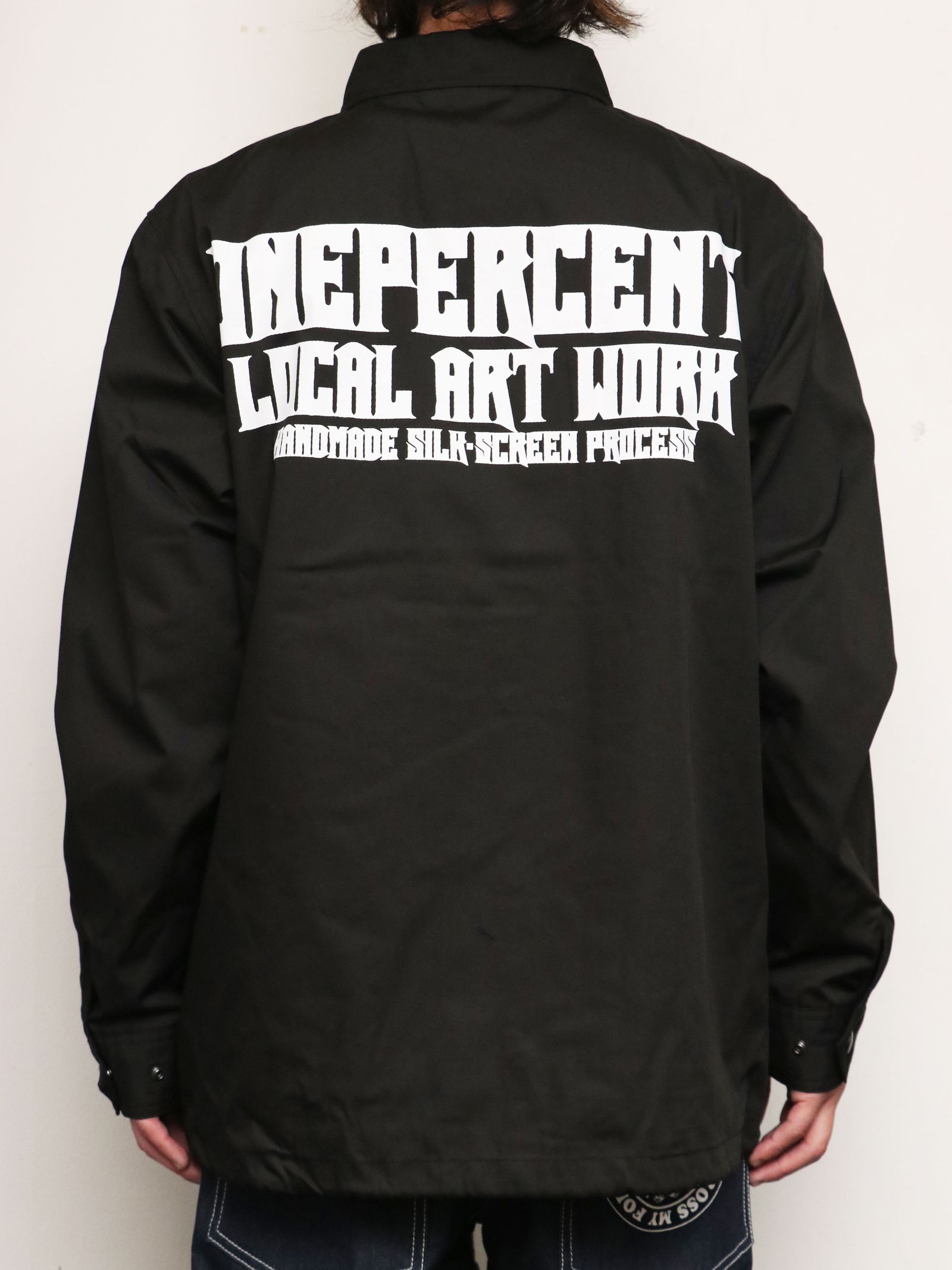 SKANDA ORIGNAL T/C コーチジャケット (ブラック) / SKANDA ORIGNAL  T/C COACH JACKET (BLACK)