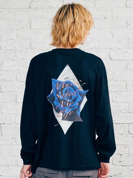 ローズロングスリーブTシャツ / ROSE LONG SLEEVE TEE