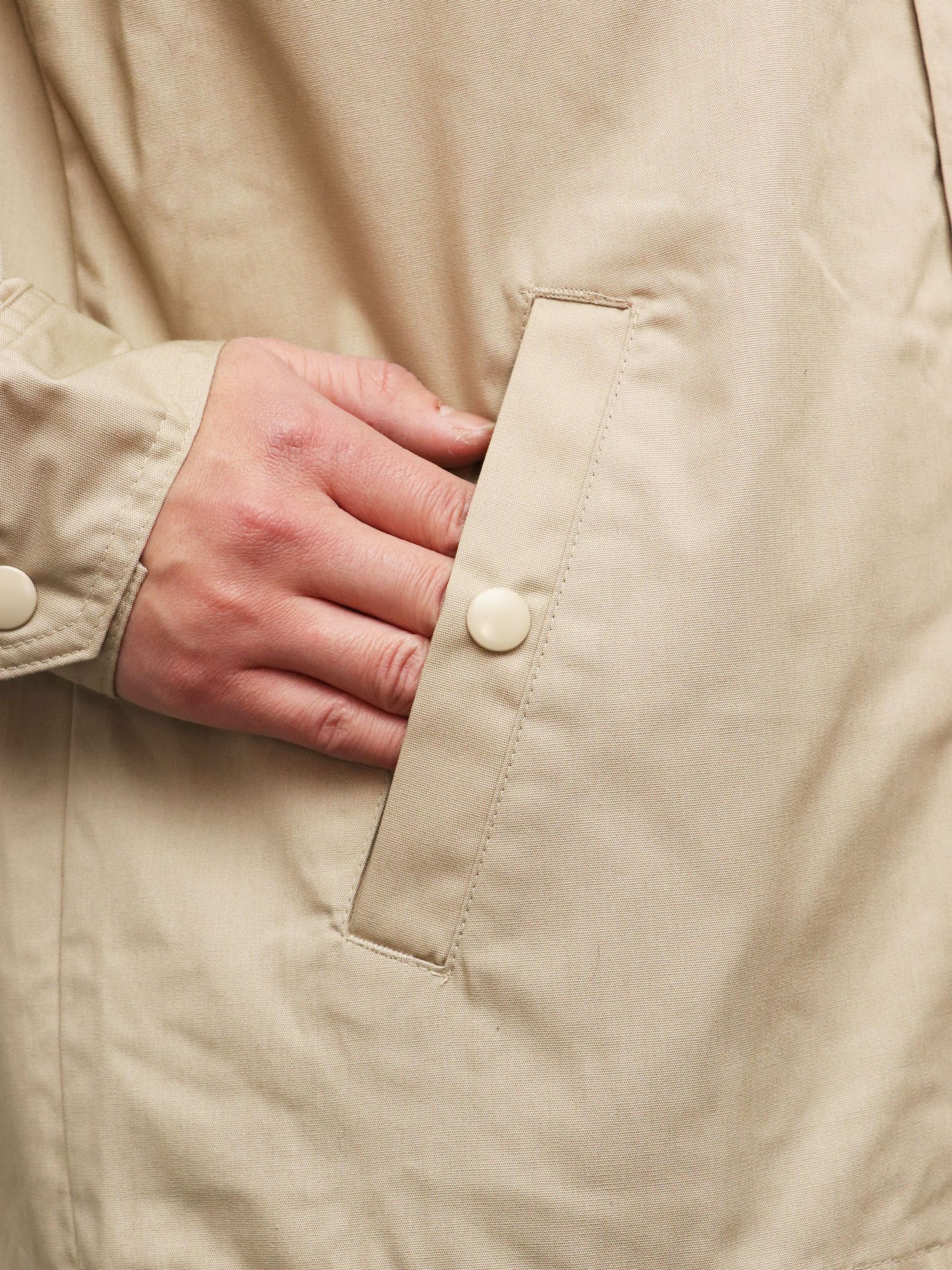 SKANDA ORIGNAL T/C コーチジャケット (ベージュ) / SKANDA ORIGNAL  T/C COACH JACKET (BEIGE)