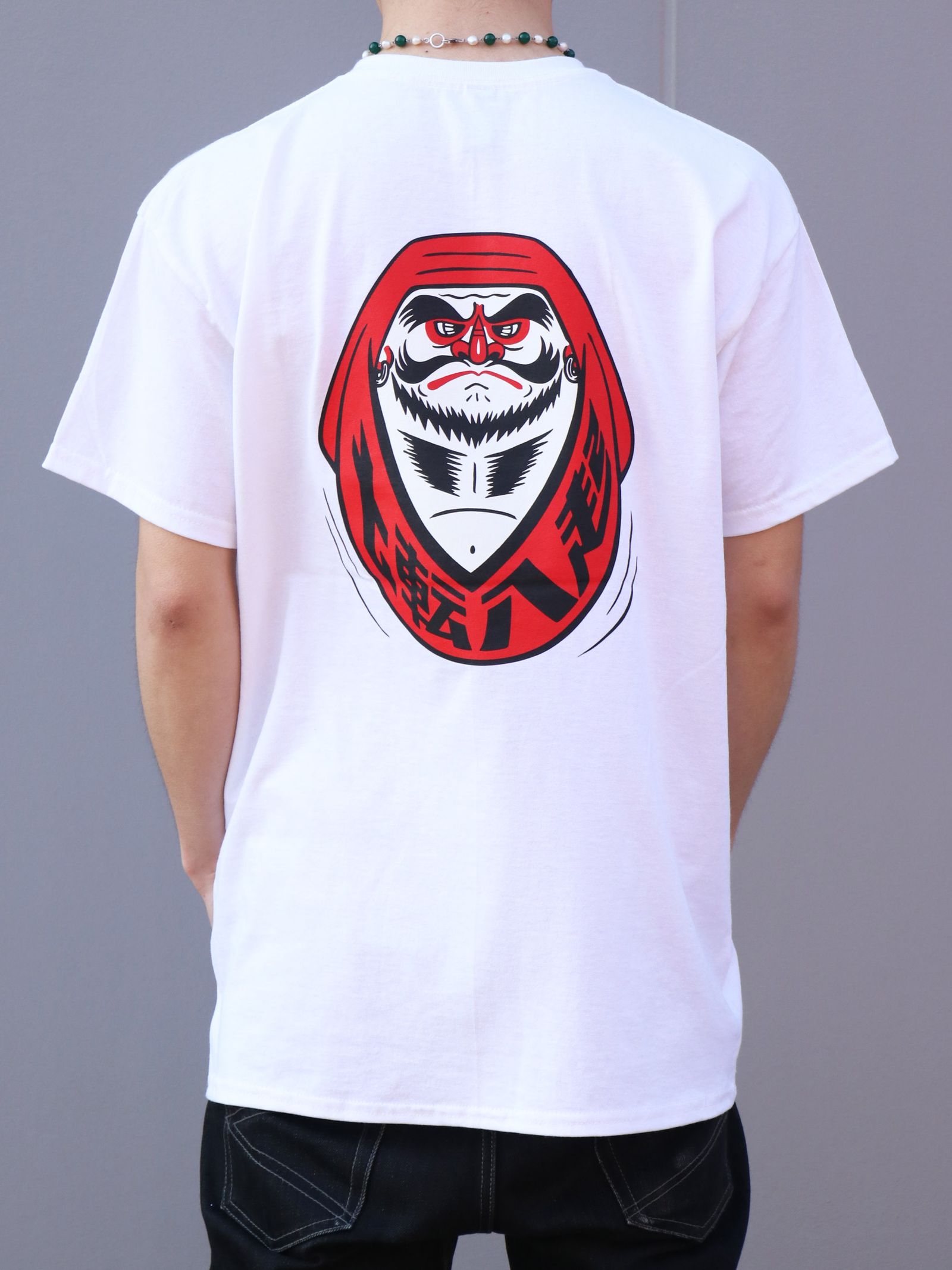"達磨" S/S TEE (WHITE)