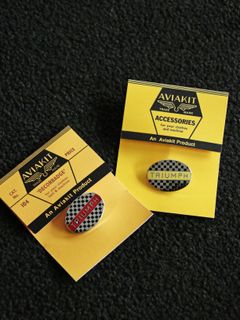 【即日発送可能】"TRIUMPH CHECK" BADGE