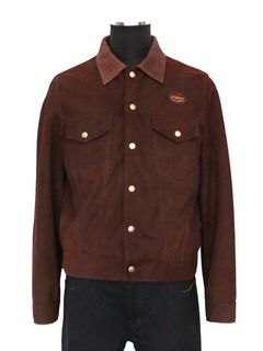 【即日発送可能】#988 WESTERN JACKET (BROWN SUEDE) / 40inch