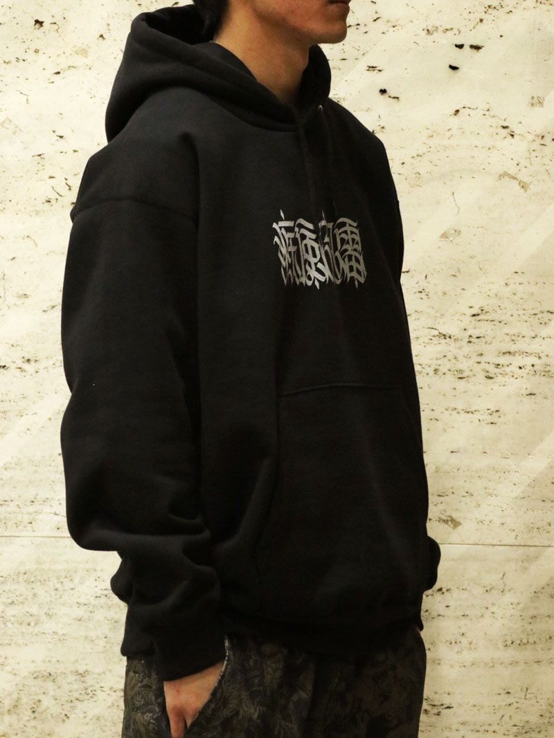 MOZYSKEY×SKANDA "疾風迅雷" PARKA (BLACK) / 別注パーカー (ブラック)