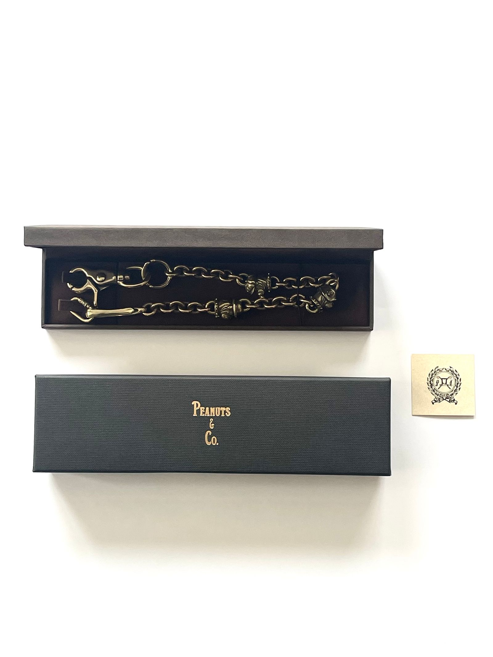 PEANUTS & CO. - BULL WALLETCHAIN (BRASS) | SKANDA