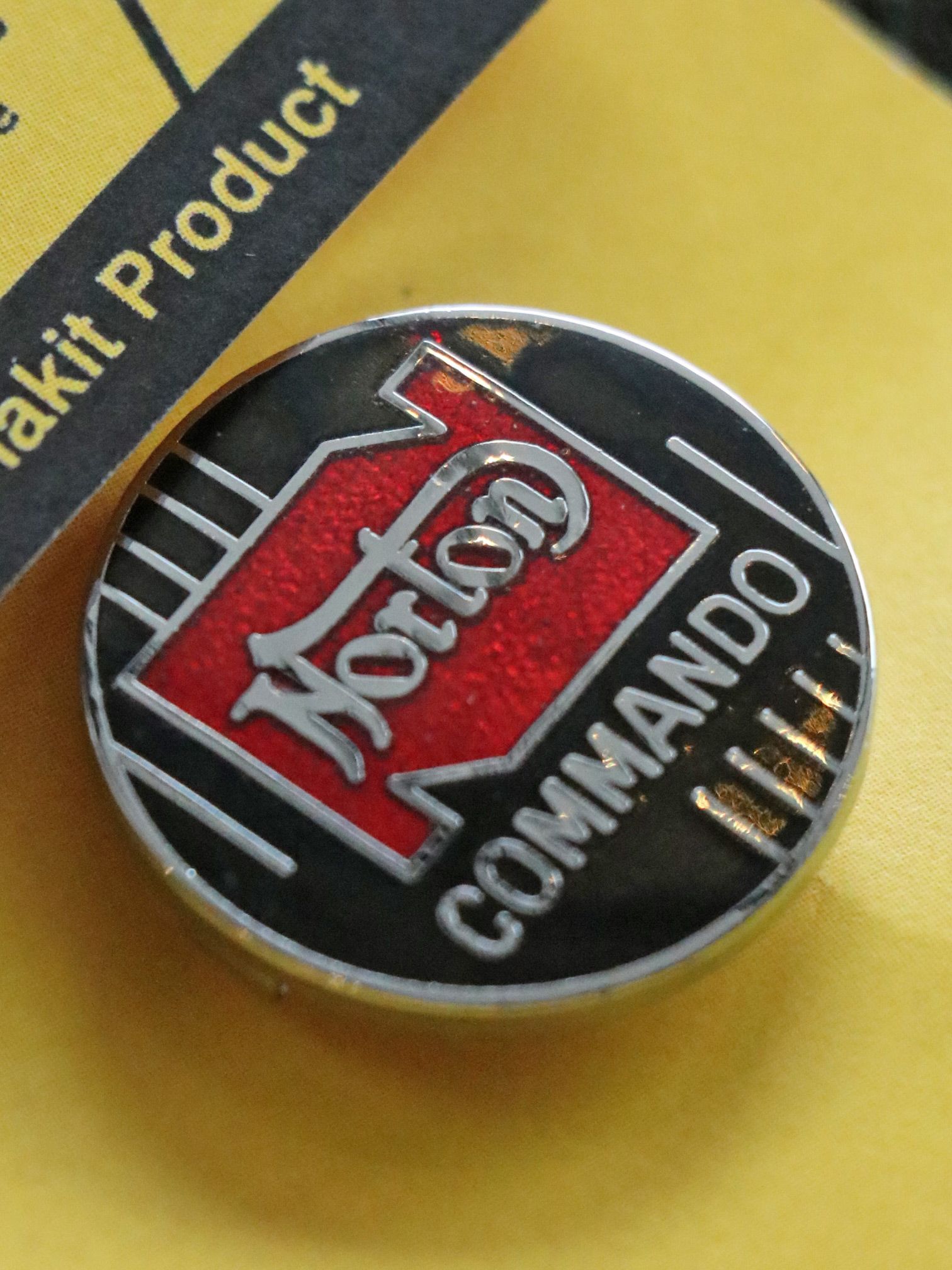 "NORTON COMMANDO" BADGE