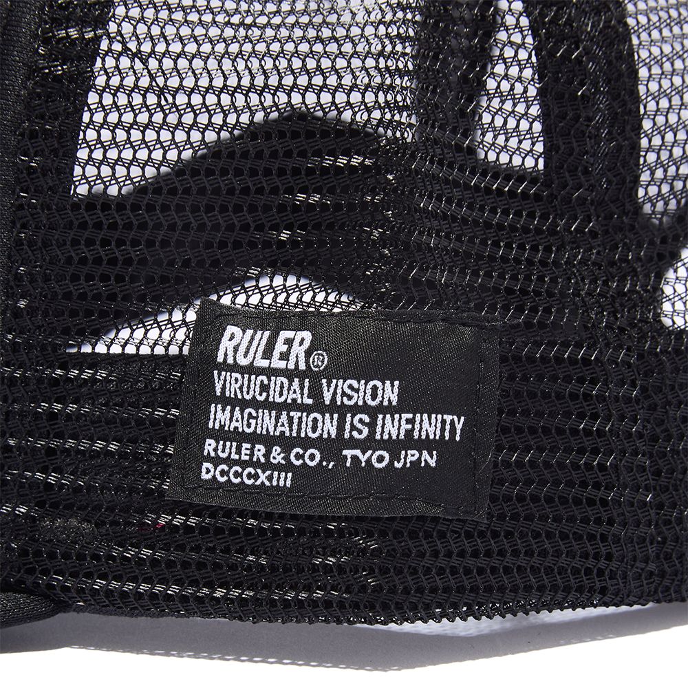RULER ルーラー　CON MESH CAP ブラック RULER - ICON MESH CAP（BLACK, NAVY, GREEN) | SKANDA