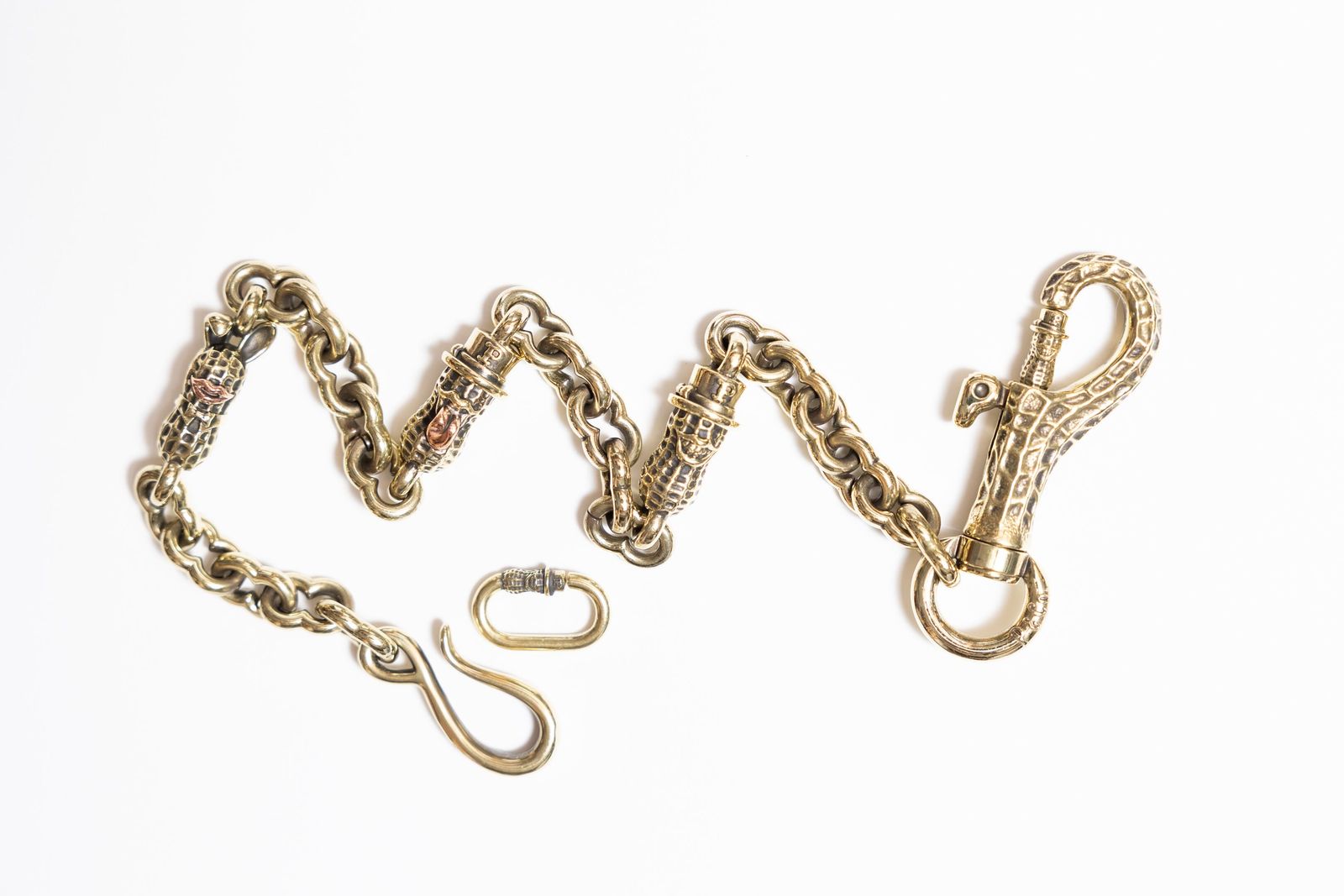 3 PEANUTS WALLET CHAIN （brass）