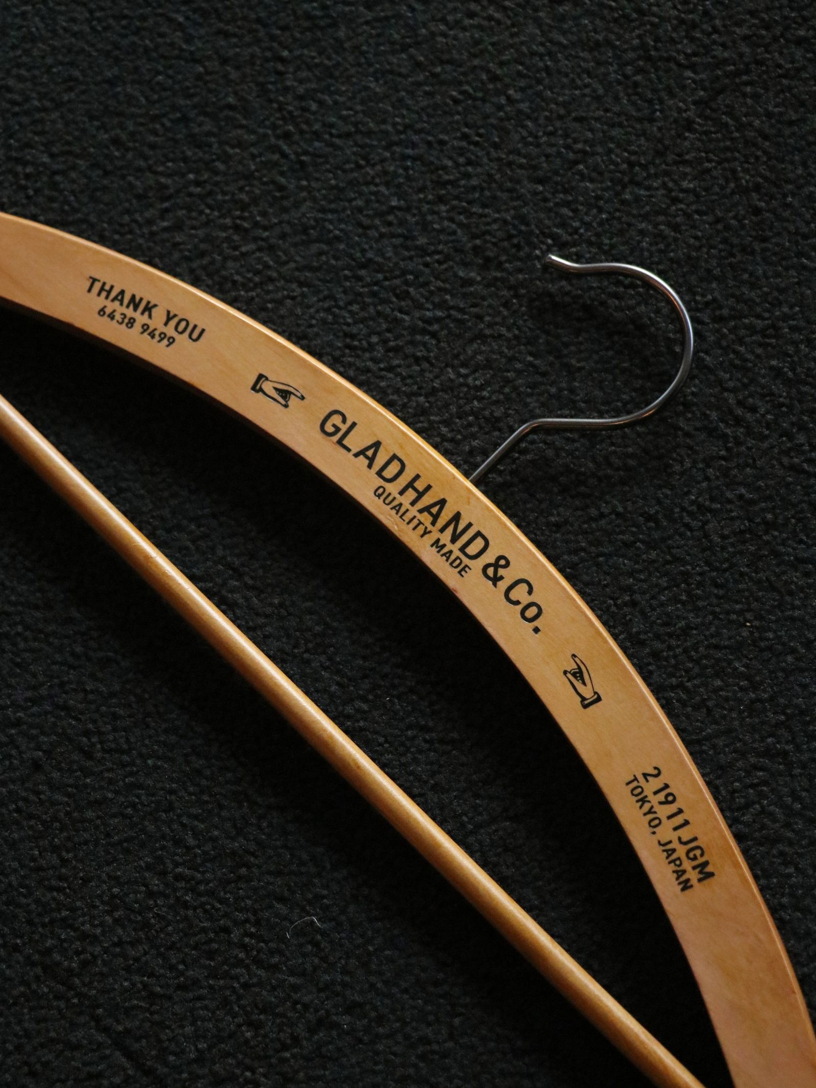 Advertising Wooden Hanger (3peace)