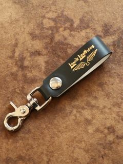 【限定発売】LEWIS LEATHERS BELT LOOP KEYRING MK2 (BLACK×WHITE)