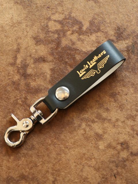 【限定発売】LEWIS LEATHERS BELT LOOP KEYRING MK2 (BLACK×WHITE)