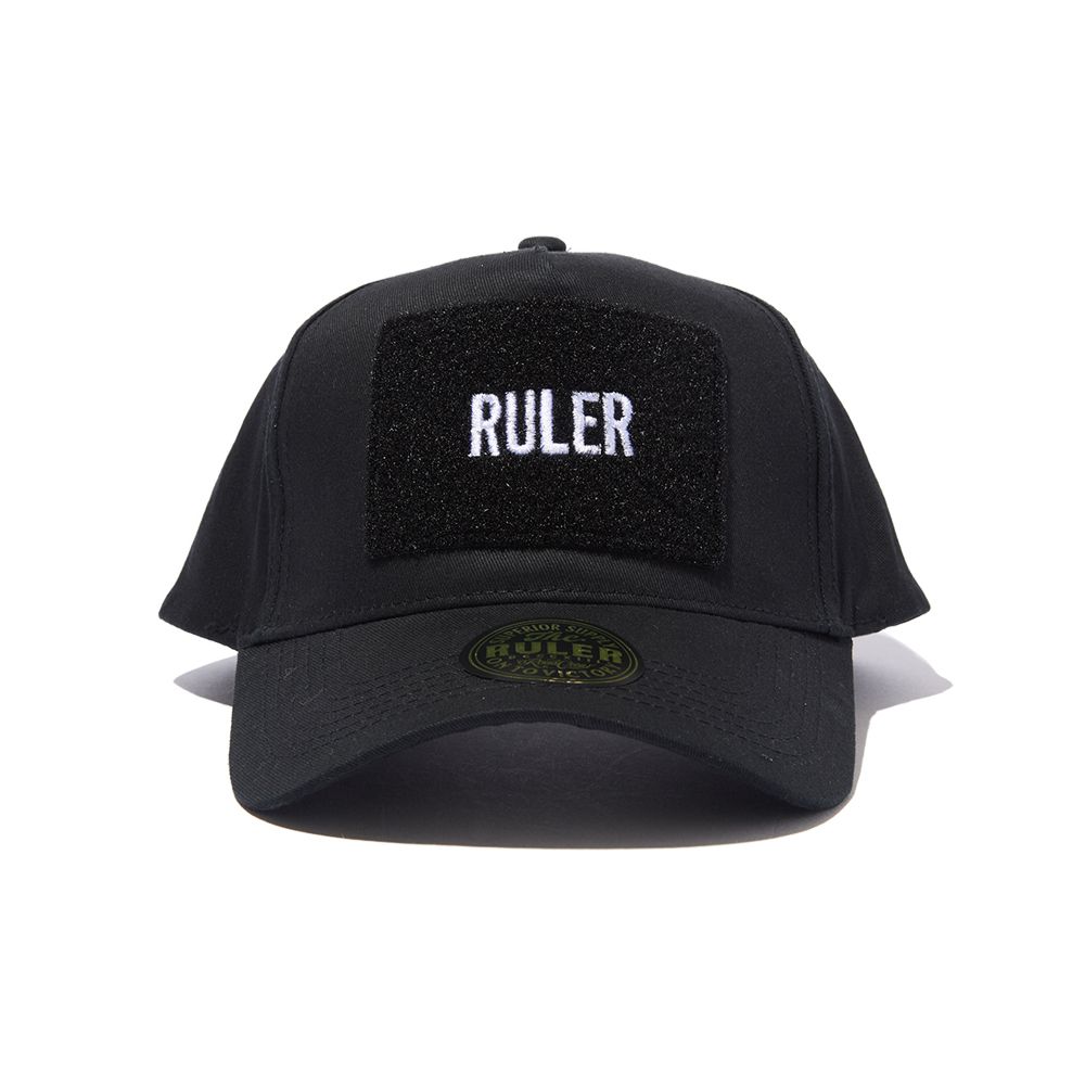 I.D. PATCH TWILL 5 PANEL CAP (BLACK)