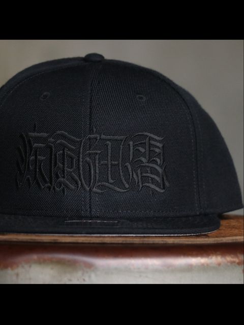 MOZYSKEY×SKANDA "疾風迅雷"CAP (BLACK×BLACK)