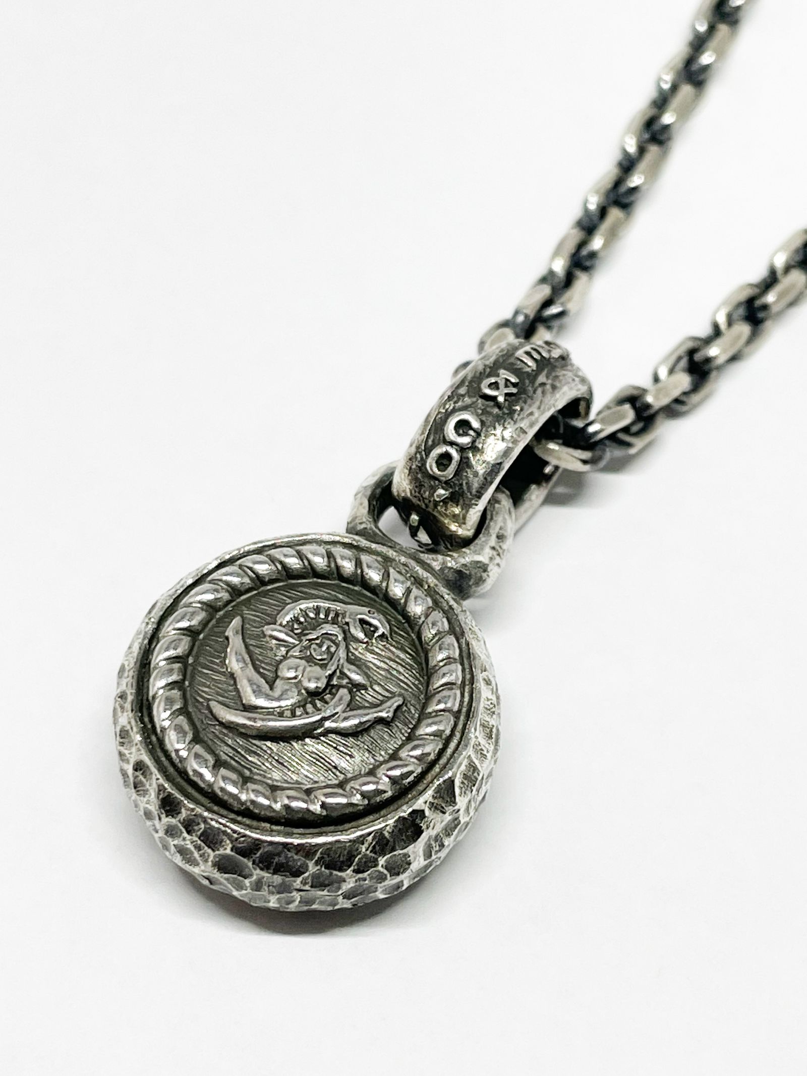 グローブペンダント&マウス&チーズチェーン (オールシルバー) & "Mouse & Cheese" Chain (SILVER×BRASS)