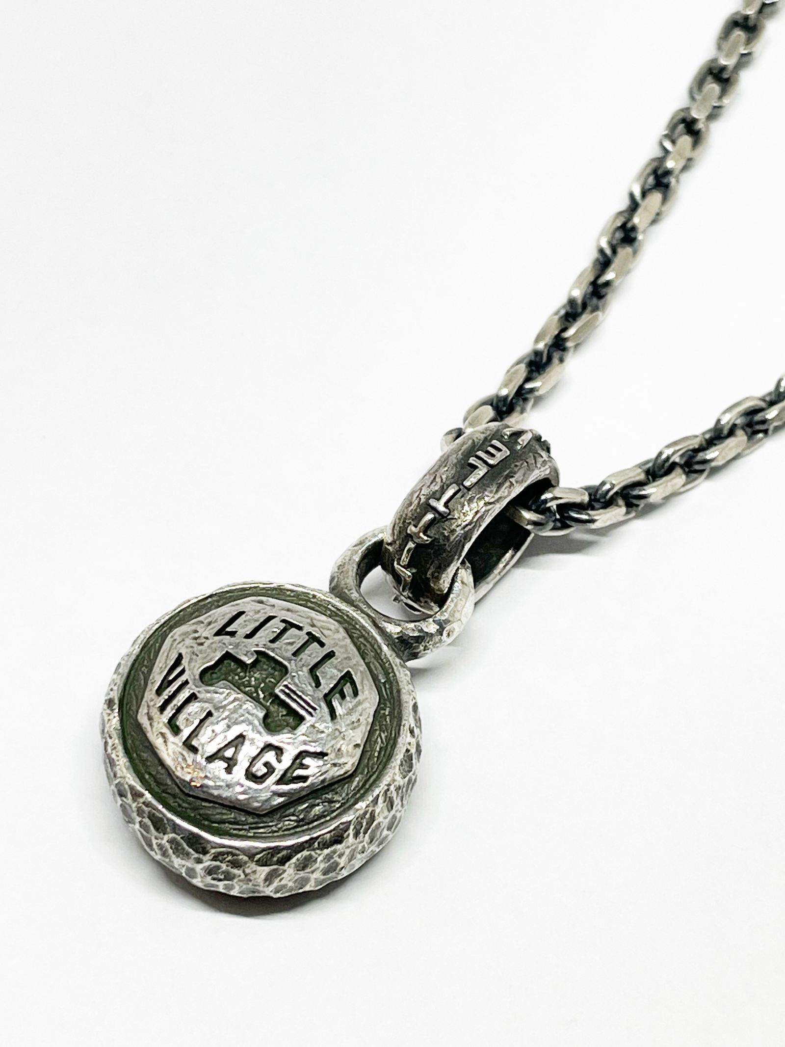 グローブペンダント&マウス&チーズチェーン (オールシルバー) & "Mouse & Cheese" Chain (SILVER×BRASS)