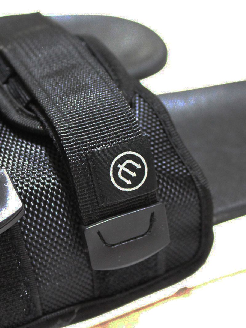 W STRAP SANDAL (BLACKxWHITE)