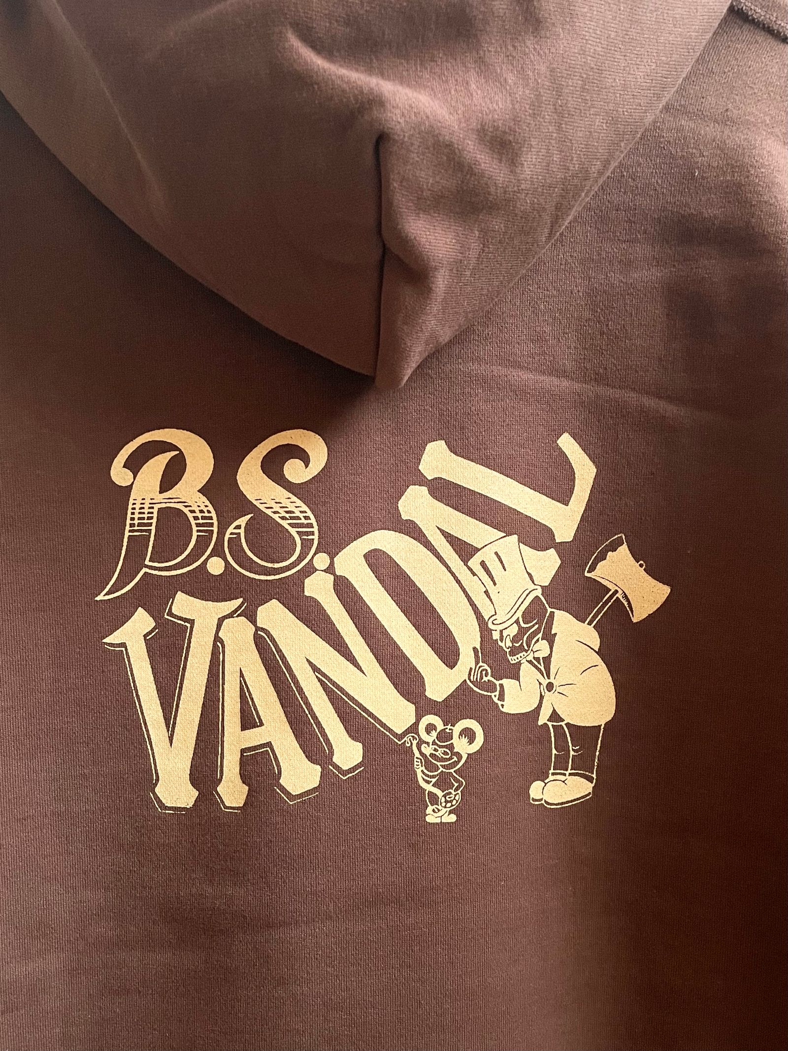 BS VANDAL  ORIGINAL  HEAVY OZ PULLOVER (BROWN)