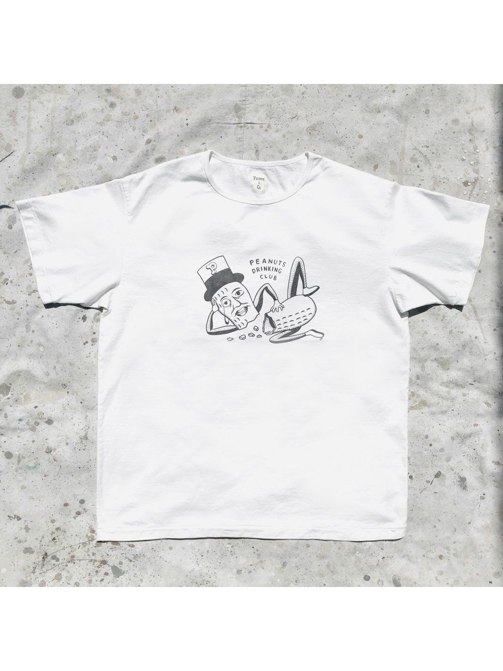 PEANUTS D CLUB T-SHIRTS (WHITE)