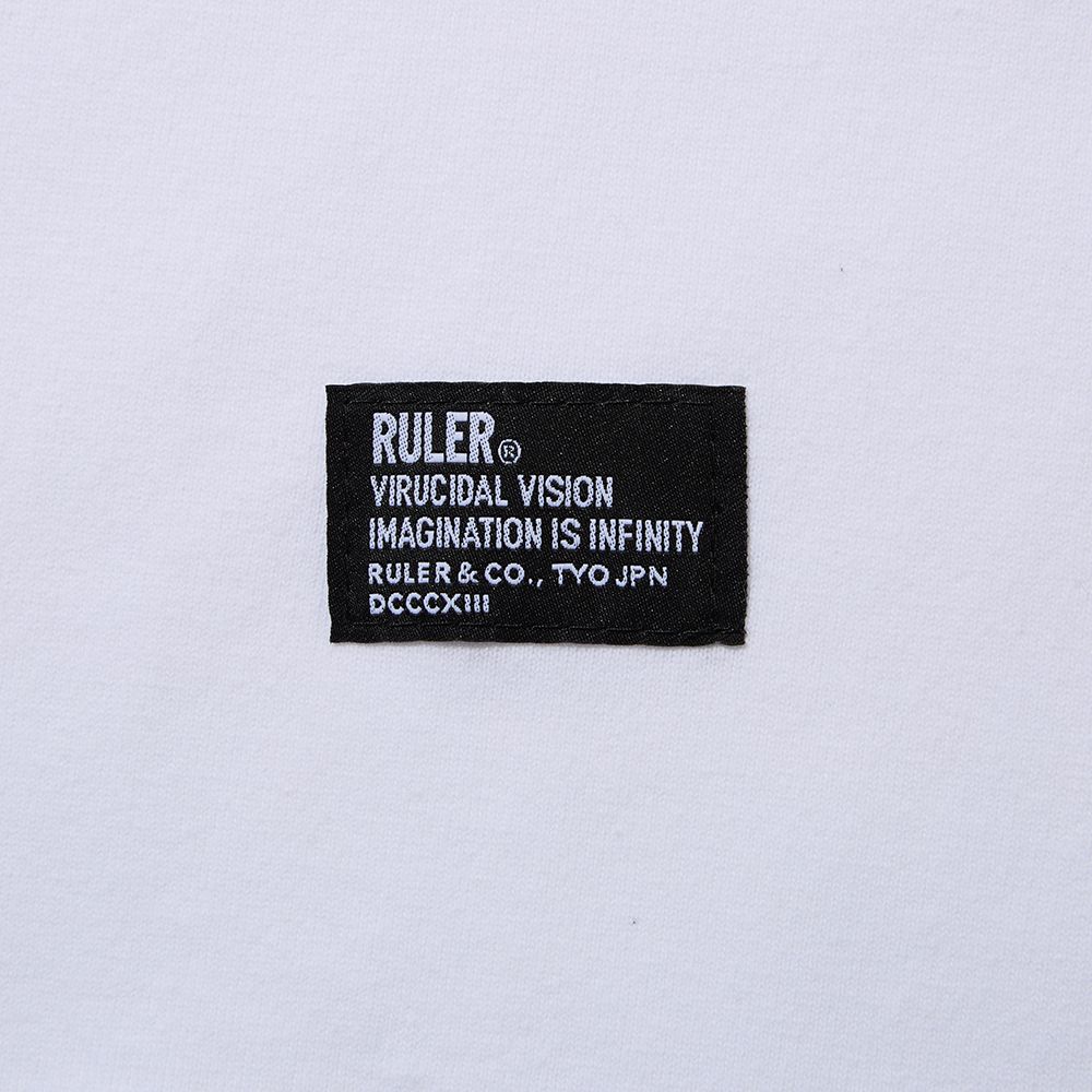 REBELLION RAGRAN 3/4 TEE (WHITE)