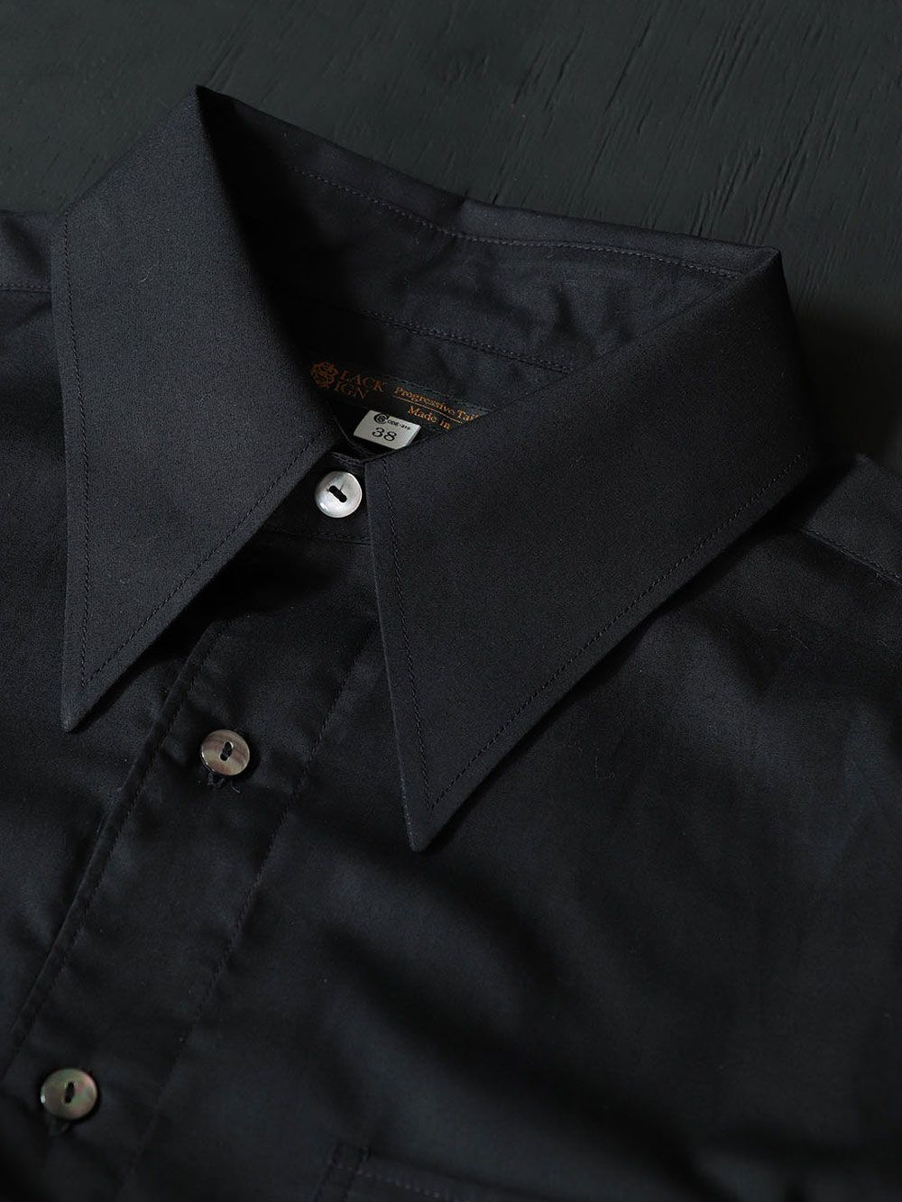 BROADWAY DRESS SHIRT ( MIDNIGHT BLACK)