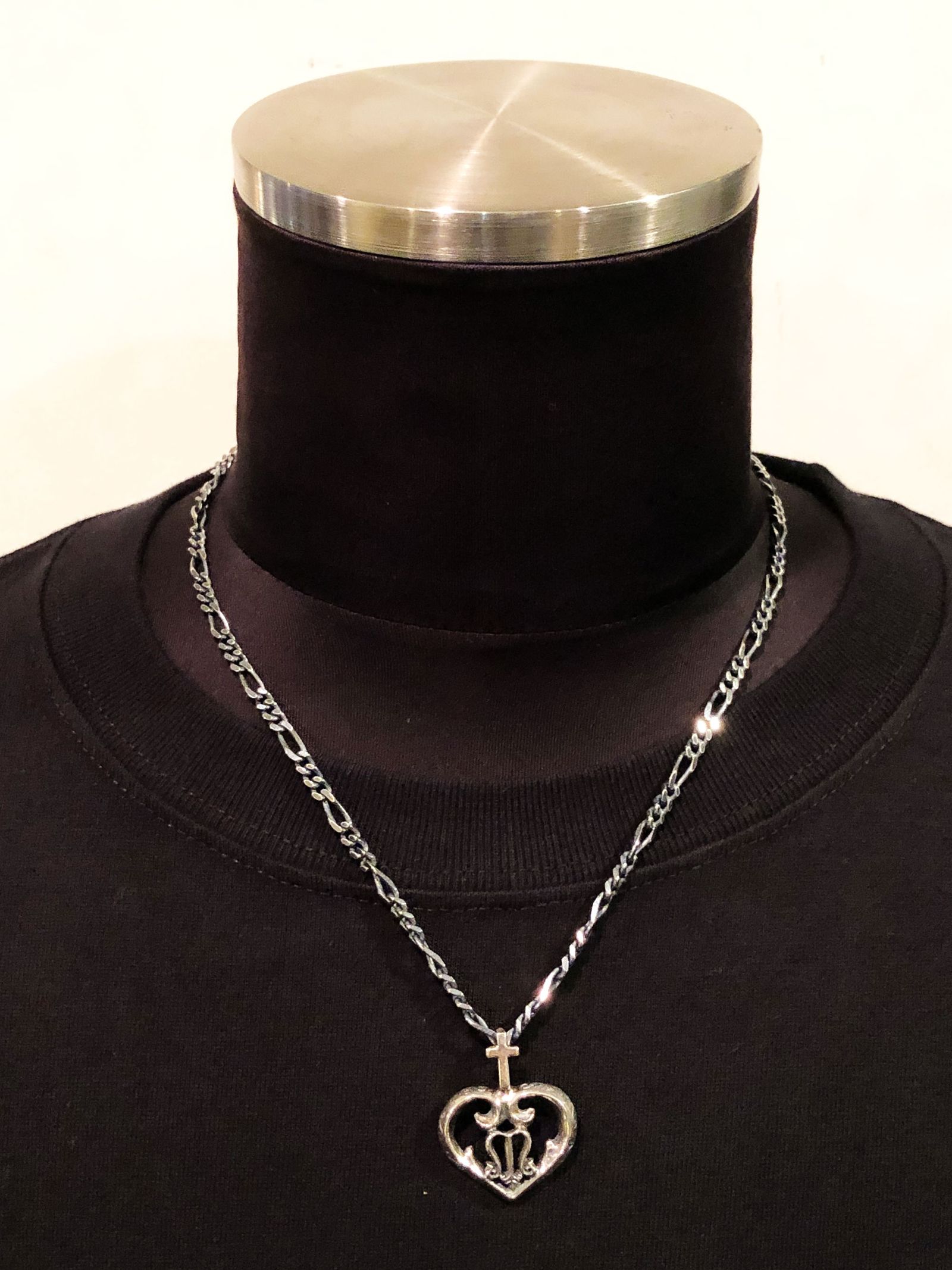 CROSS HEART NECKTOP (SILVER925)