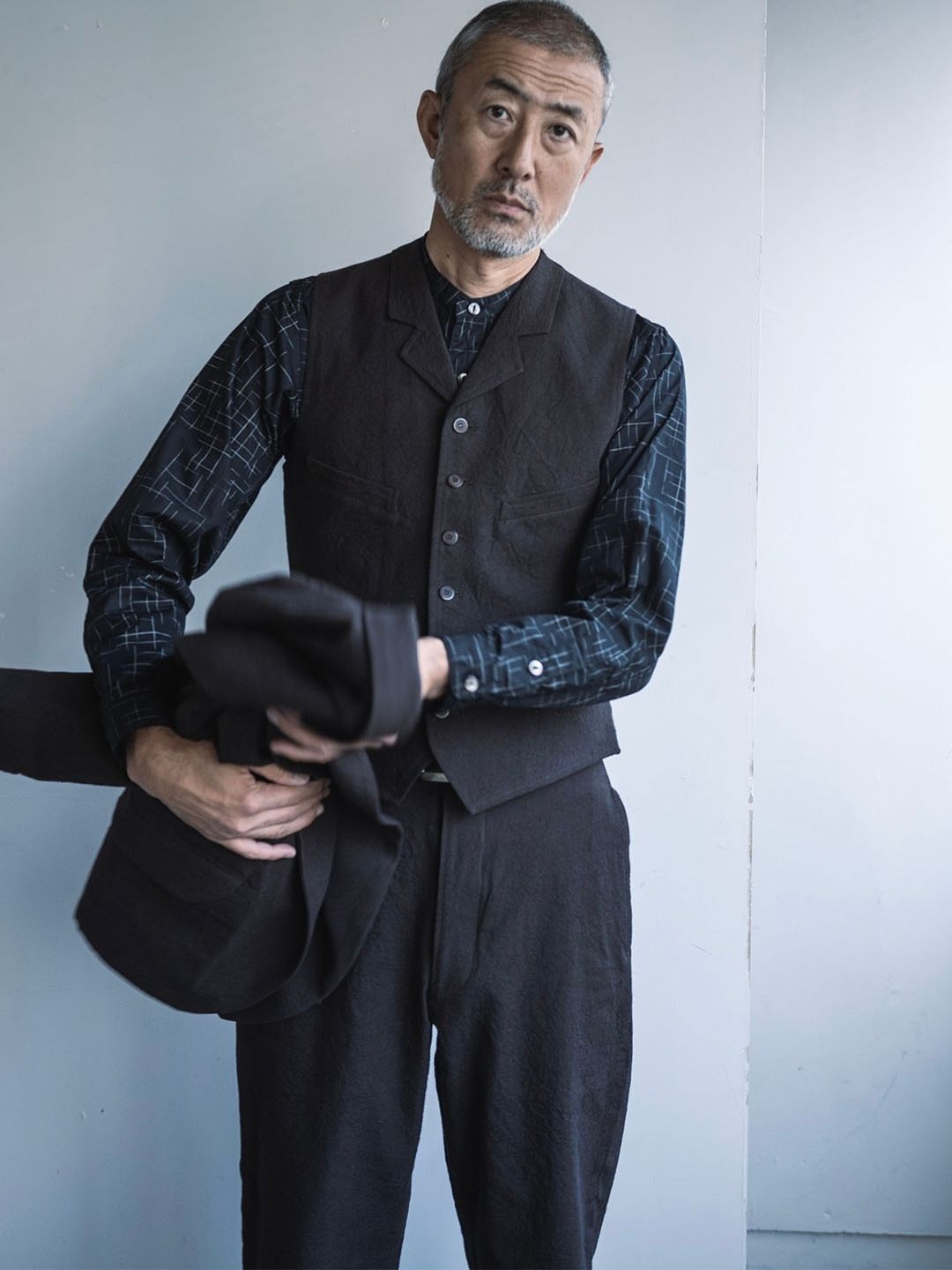 ANCIENT CLOTH AVIGNON TROUSERS (DEAD LEAF BROWN)