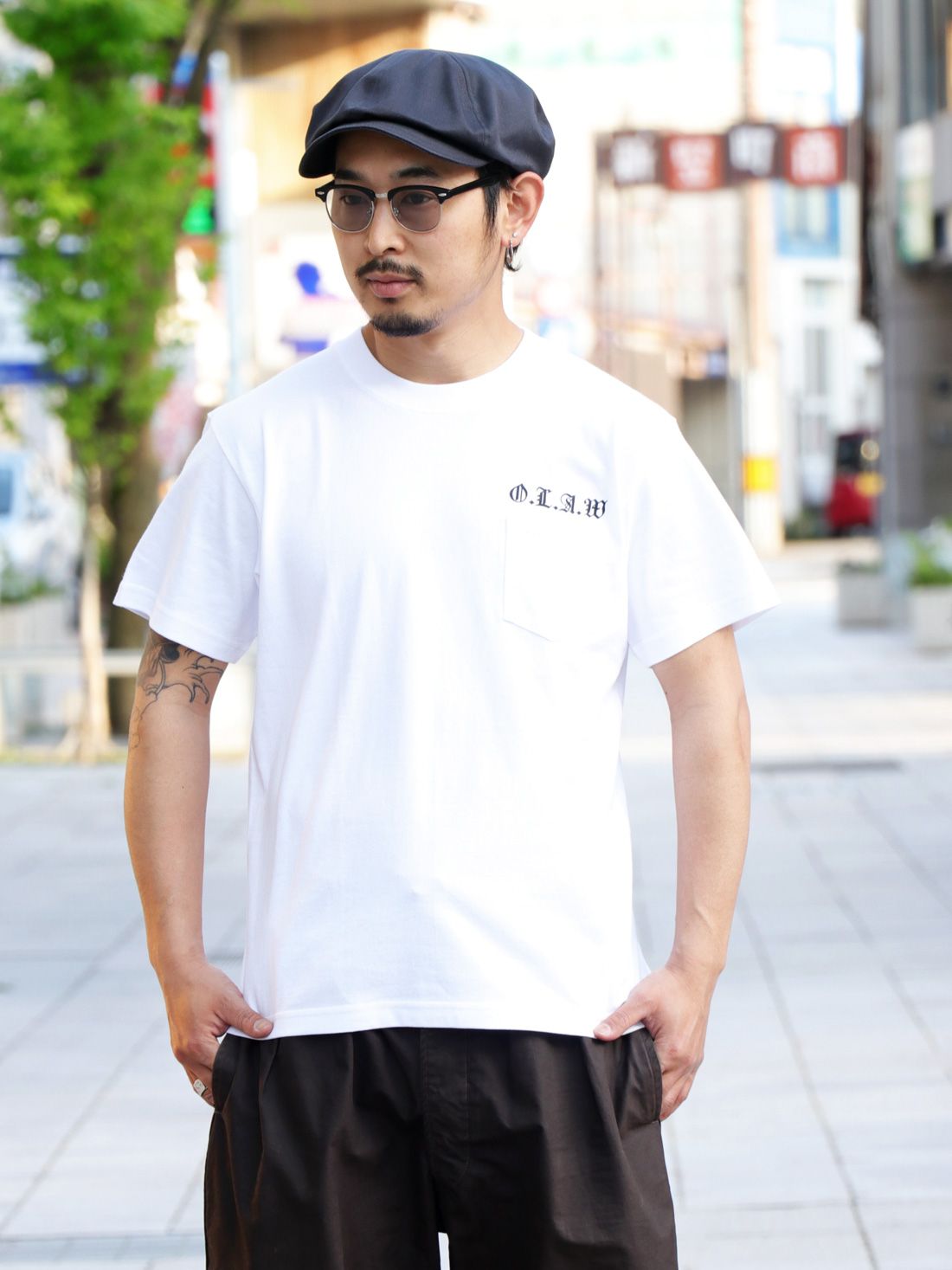 "STAY GOLD" TEE (WHITE)
