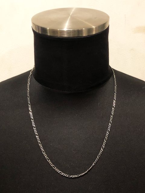 FIGARO CHAIN 55cm (厚み 約1.3mm , 幅約2.8mm) (SILVER925)
