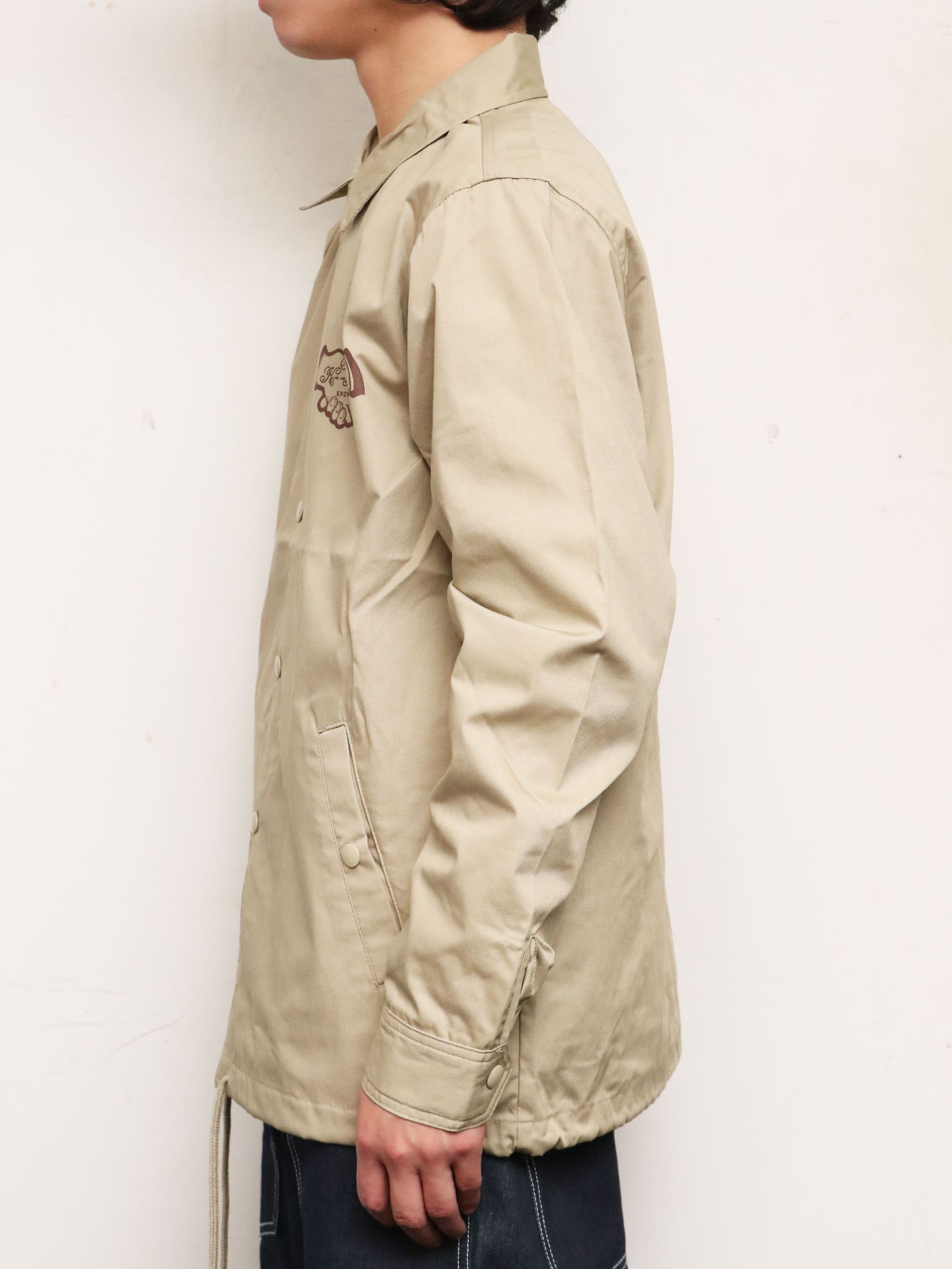SKANDA ORIGNAL T/C コーチジャケット (ベージュ) / SKANDA ORIGNAL  T/C COACH JACKET (BEIGE)