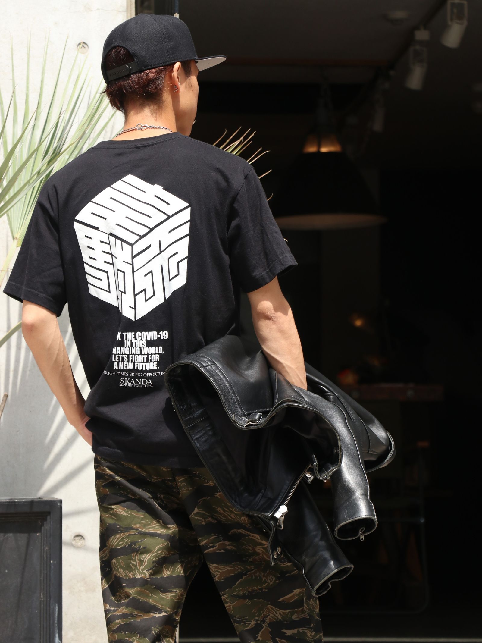 Lewis Leathersのライダースをミリタリーとストリートで