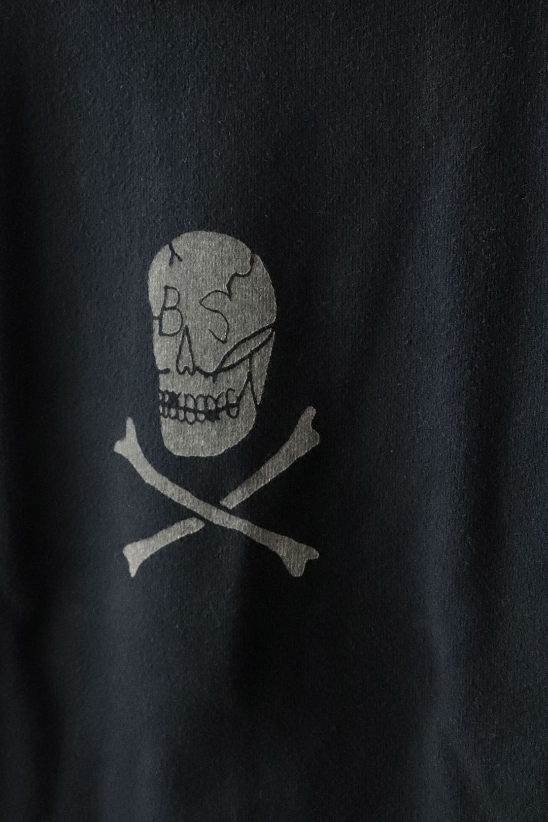 RITUAL SKULL CREW NECK AMISH UNDER WEAR (MIDNIGHT BLACK)