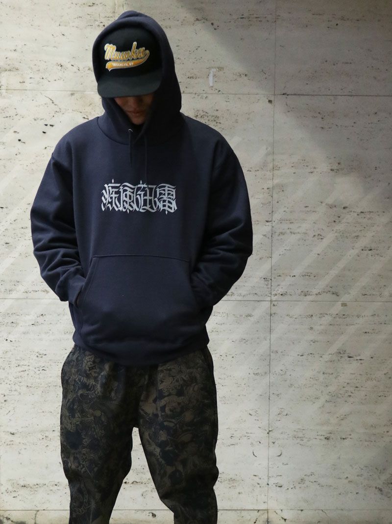 MOZYSKEY×SKANDA "疾風迅雷" PARKA (NAVY) / 別注パーカー (ネイビー)