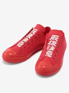 【限定販売】ALL STAR 100 BLACK EYE PATCH SLIP OX (RED)
