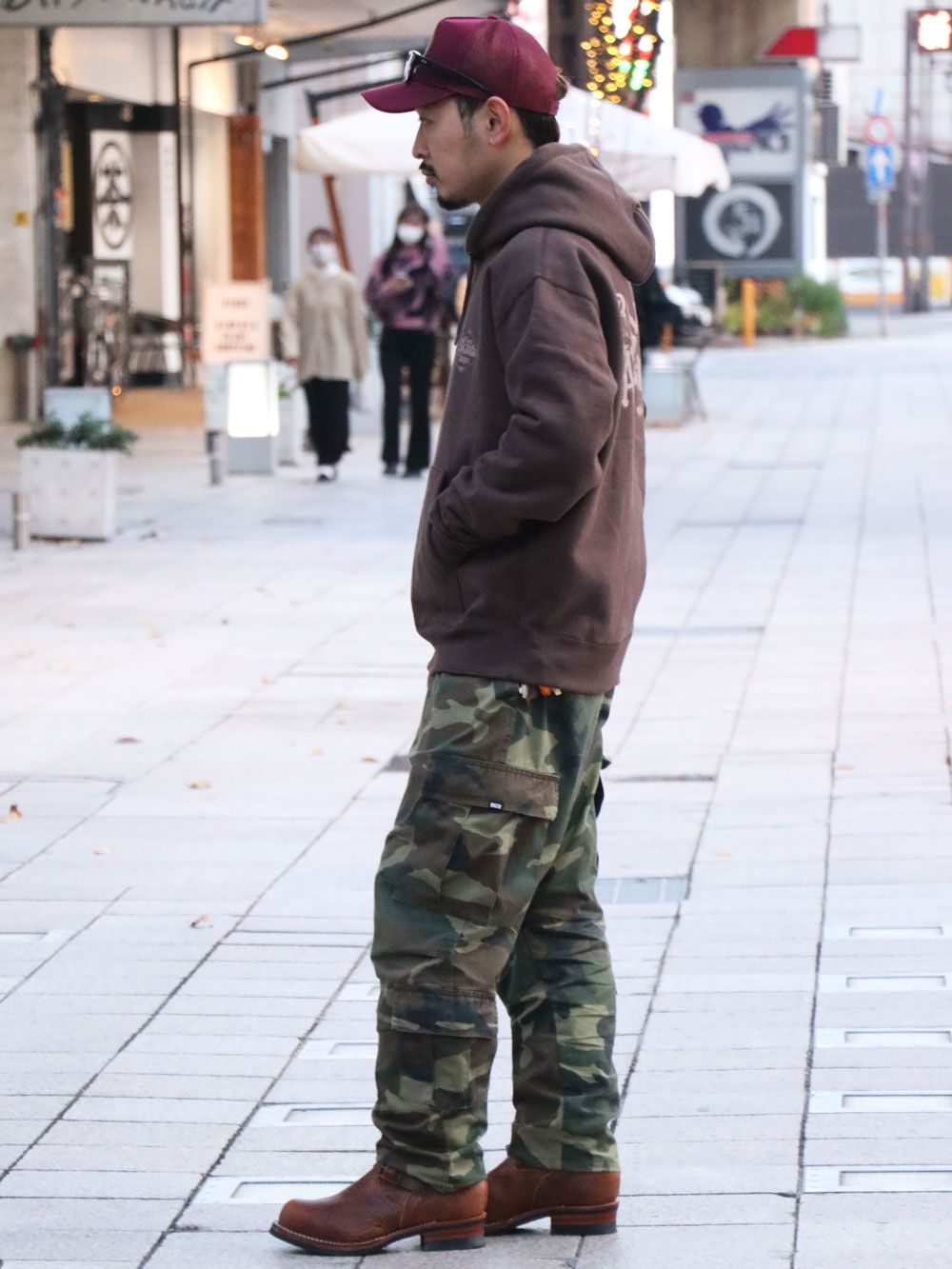 オリジナルヘビーオンスパーカー (ブラウン) / ORIGNAL HEAVY OZ PULLOVER (BROWN)