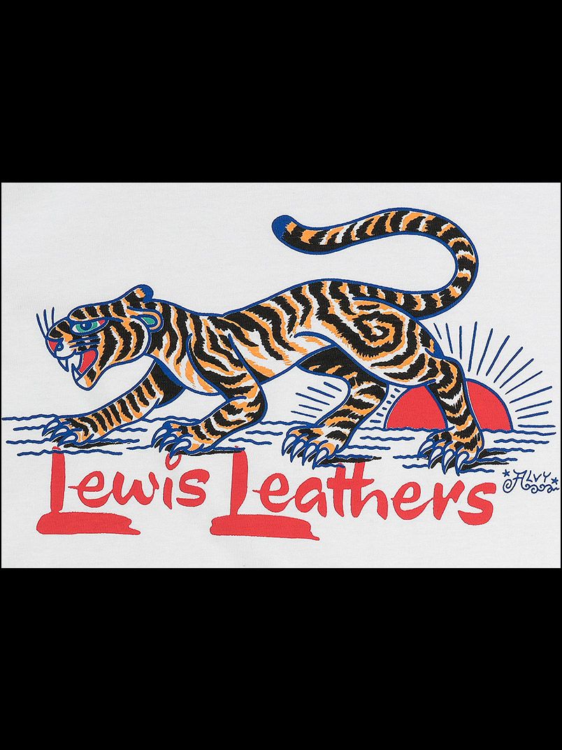 "PROWLING TIGER" T-SHIRTS (WHITE)