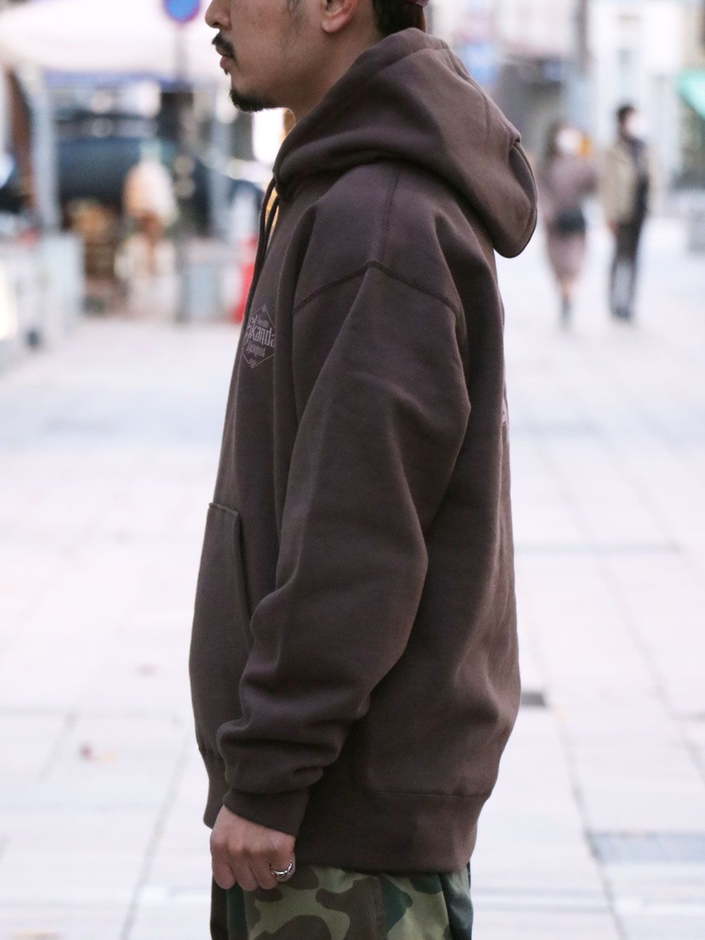 オリジナルヘビーオンスパーカー (ブラウン) / ORIGNAL HEAVY OZ PULLOVER (BROWN)